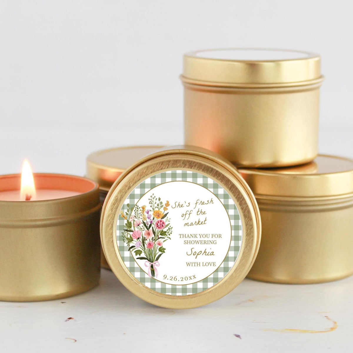 Fresh Off The Market Tins – Set of 10 - The Dancing Wick