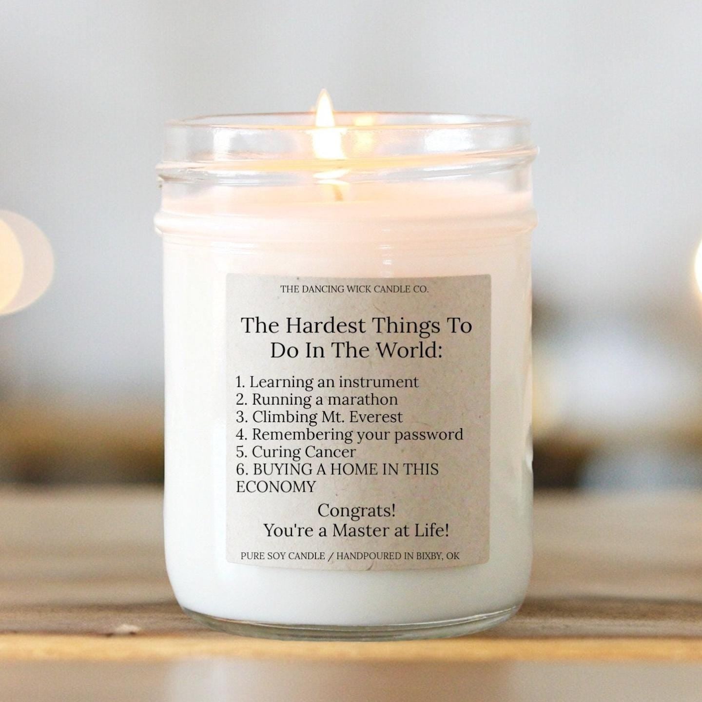 Funny Housewarming Gift - The Dancing Wick