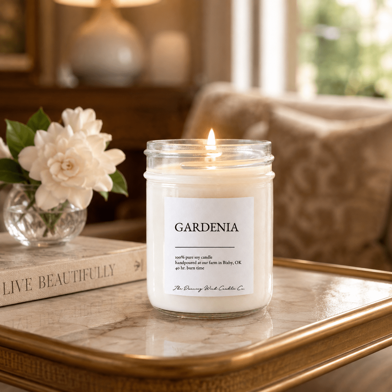 Gardenia - TDW Signature Candle - The Dancing Wick