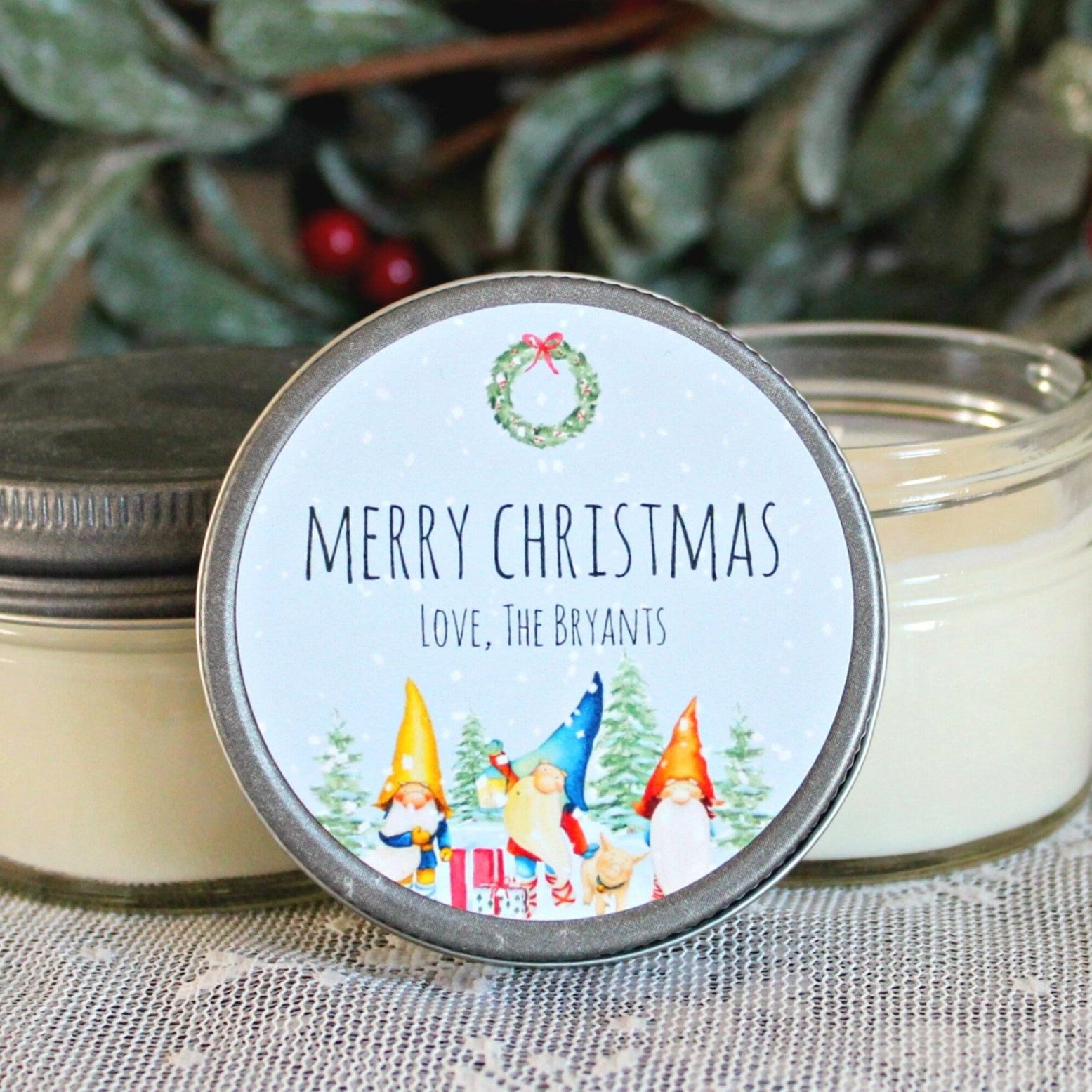 Gnome Christmas Favor - The Dancing Wick