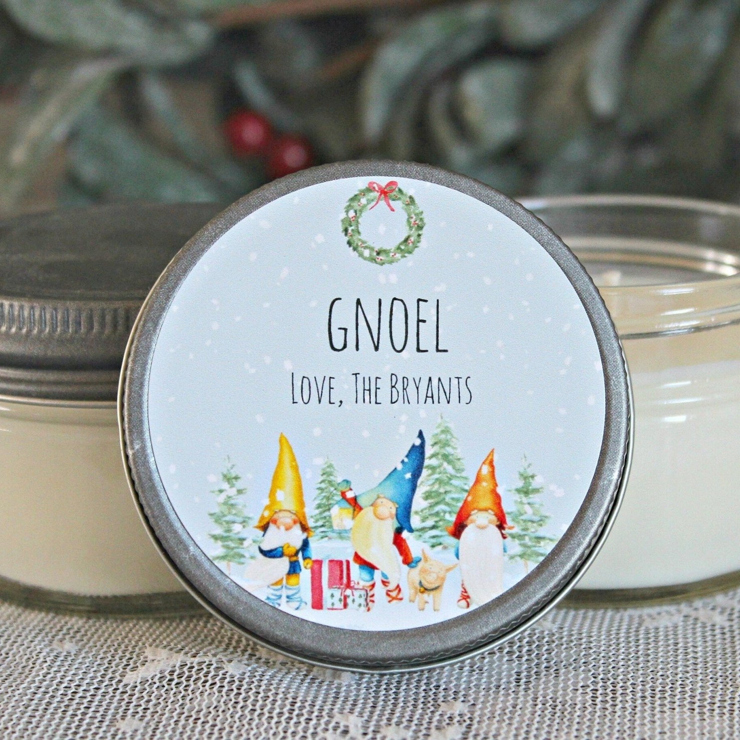 Gnome Christmas Favor - The Dancing Wick