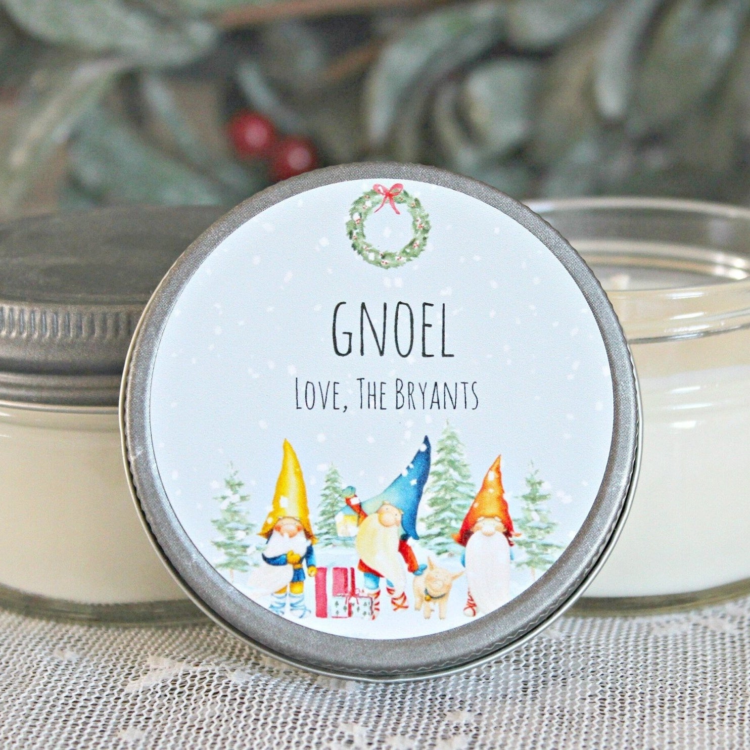 Gnome Christmas Favor - The Dancing Wick