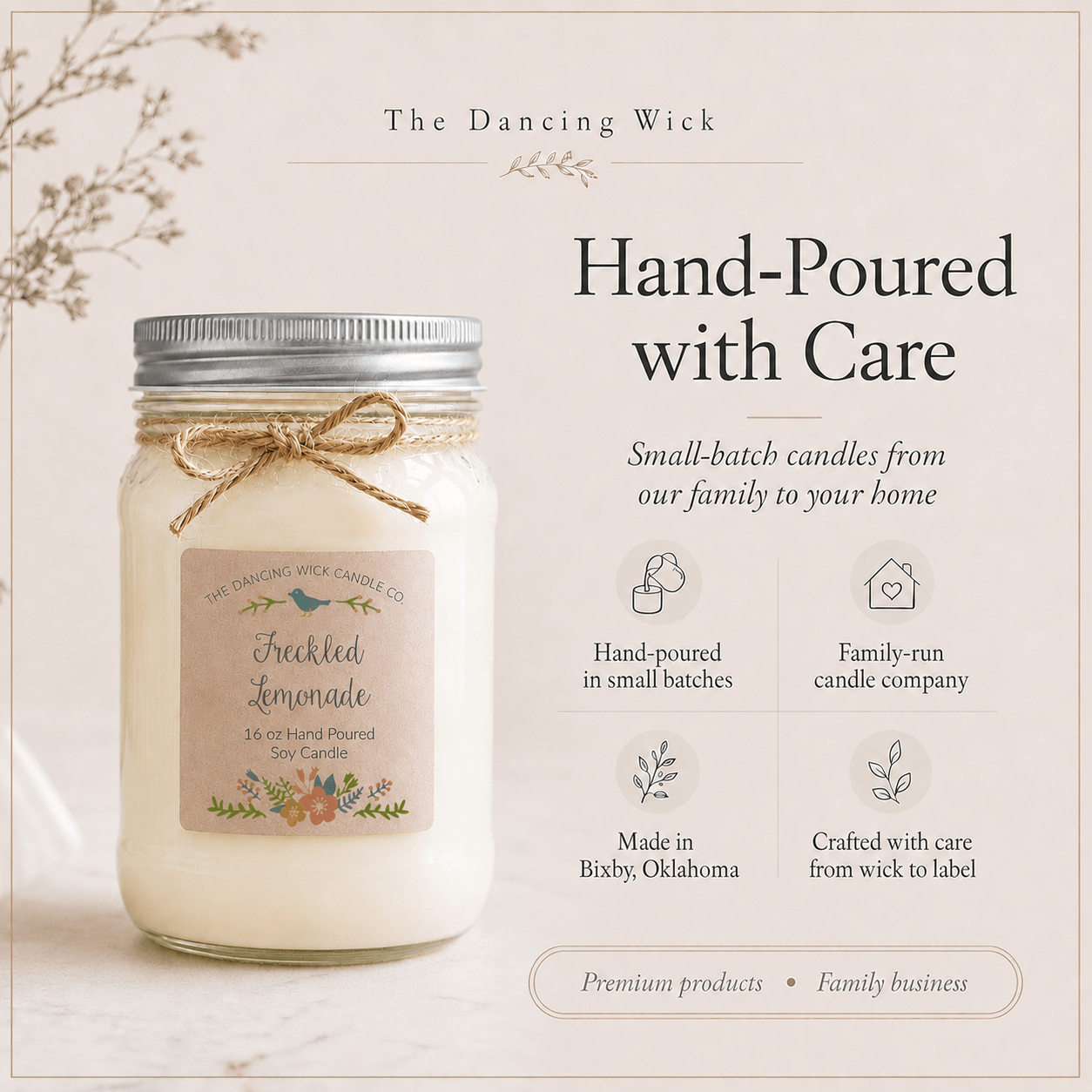 Golden Hour - Spring TDW Candle - The Dancing Wick
