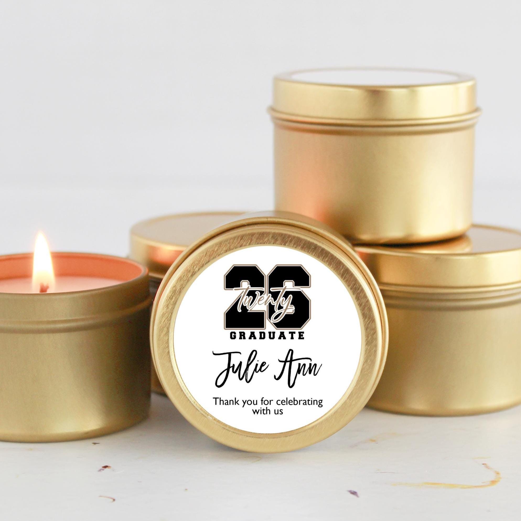 Graduation Party Tins - Set of 10 - The Dancing Wick