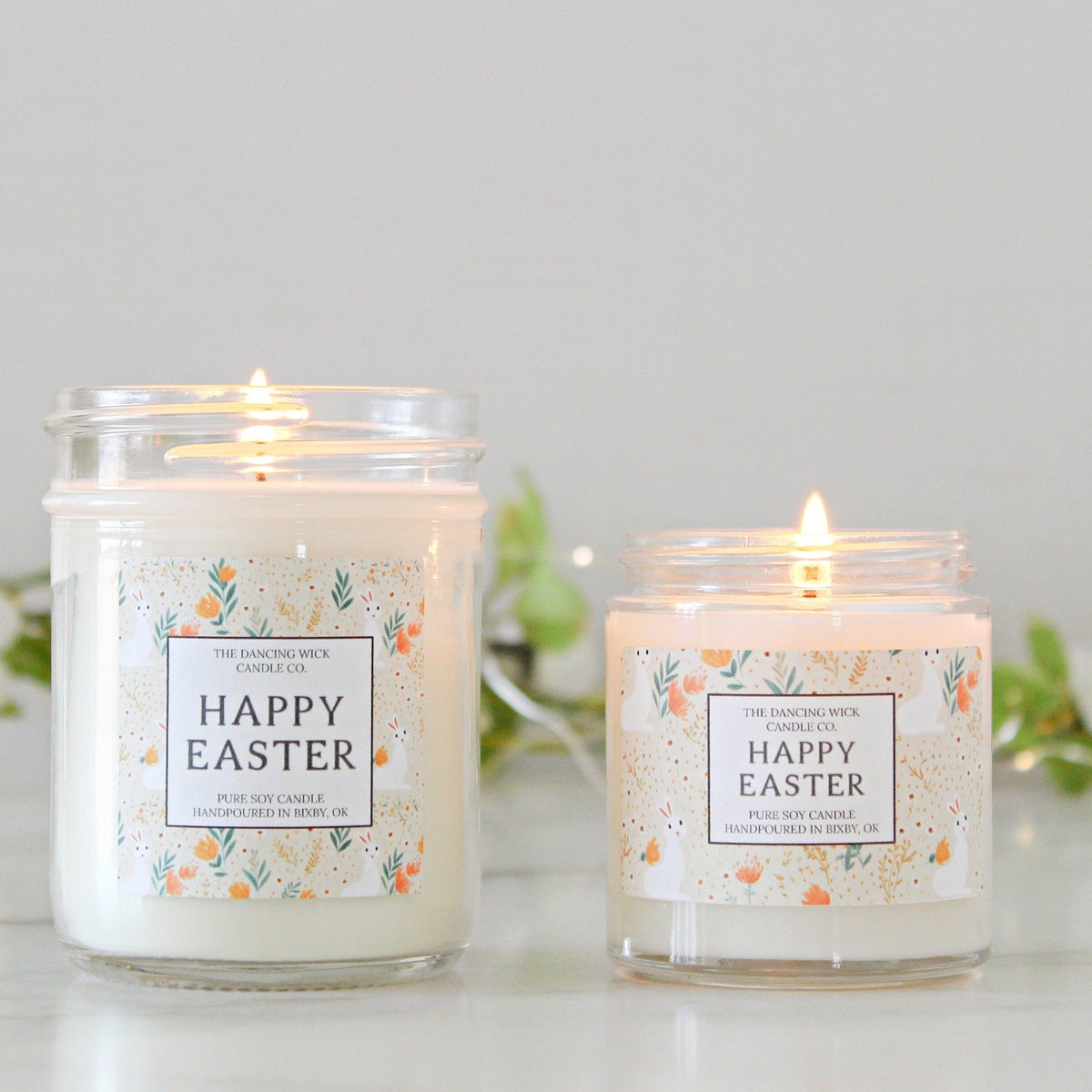 Happy Easter Candle - The Dancing Wick