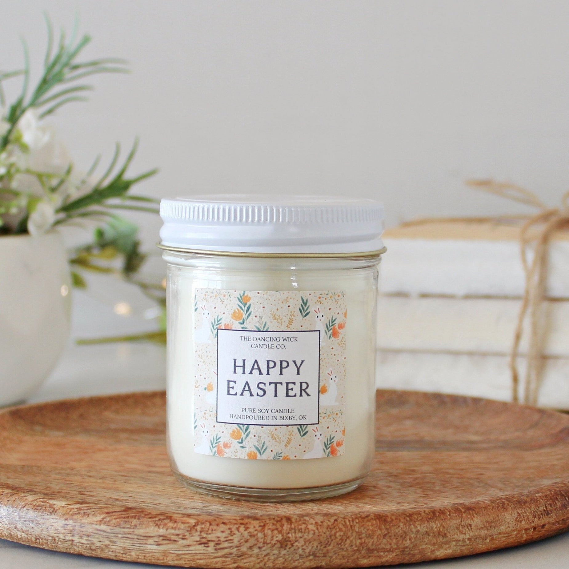 Happy Easter Candle - The Dancing Wick