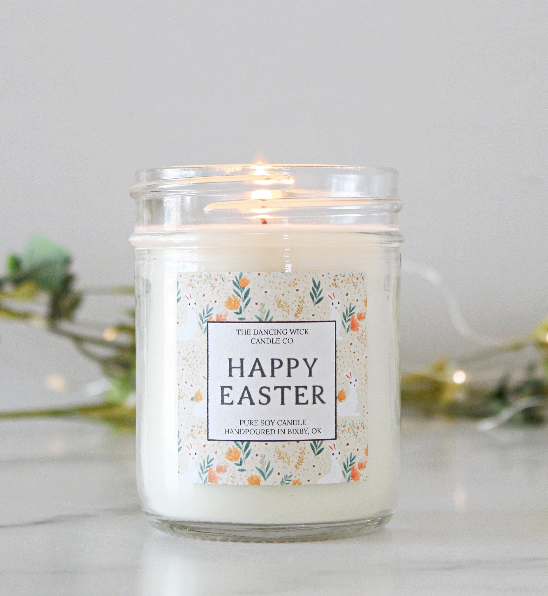 Happy Easter Candle - The Dancing Wick