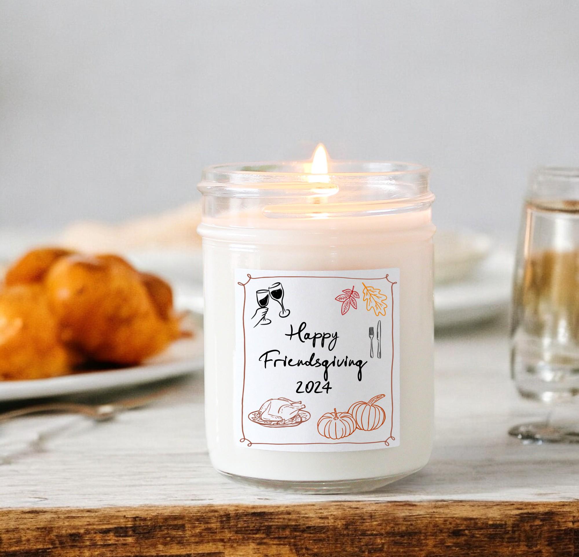 Happy Friendsgiving Candle - The Dancing Wick