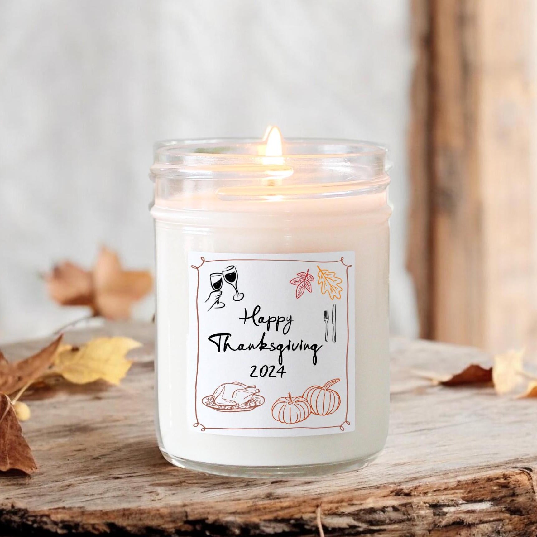 Happy Friendsgiving Candle - The Dancing Wick