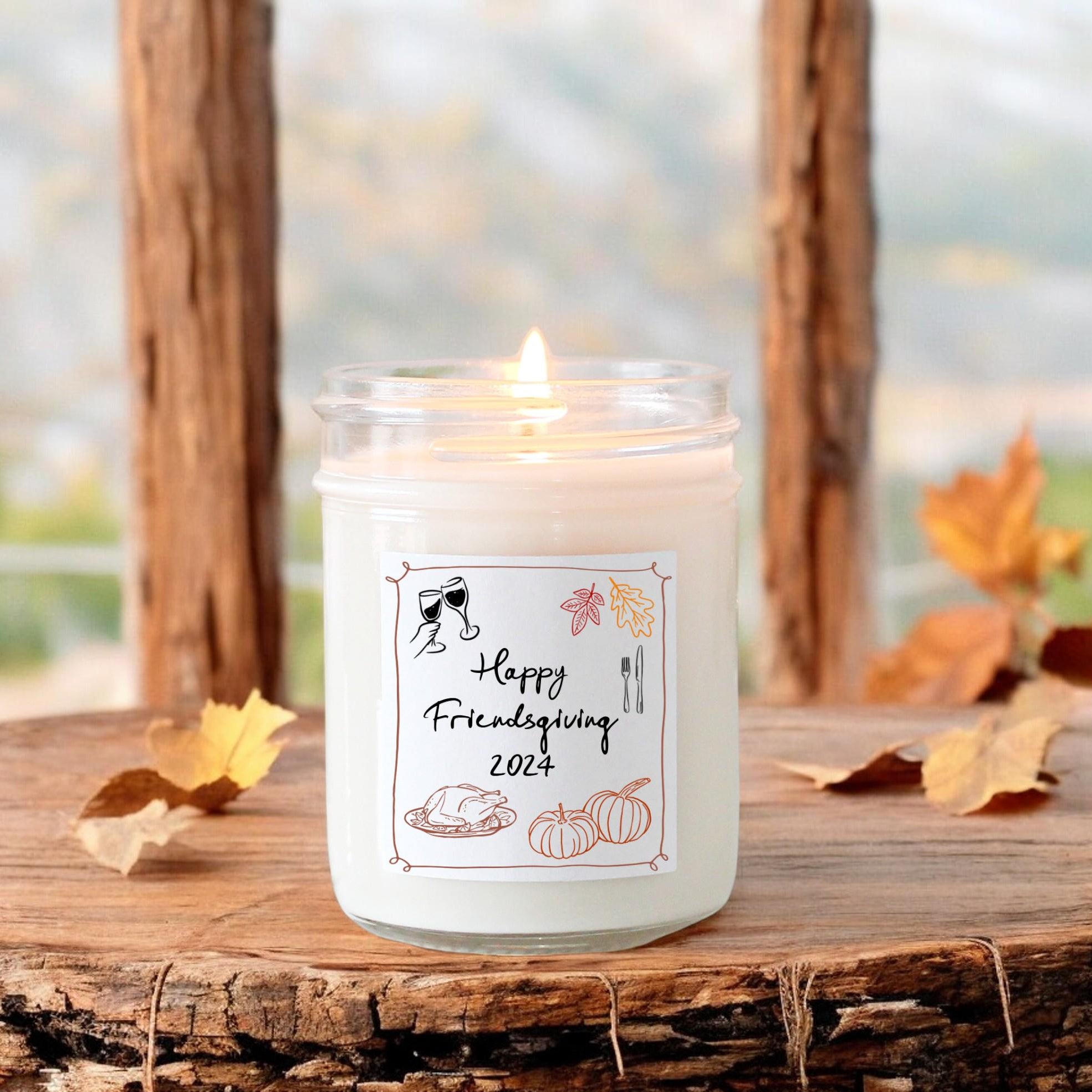 Happy Friendsgiving Candle - The Dancing Wick
