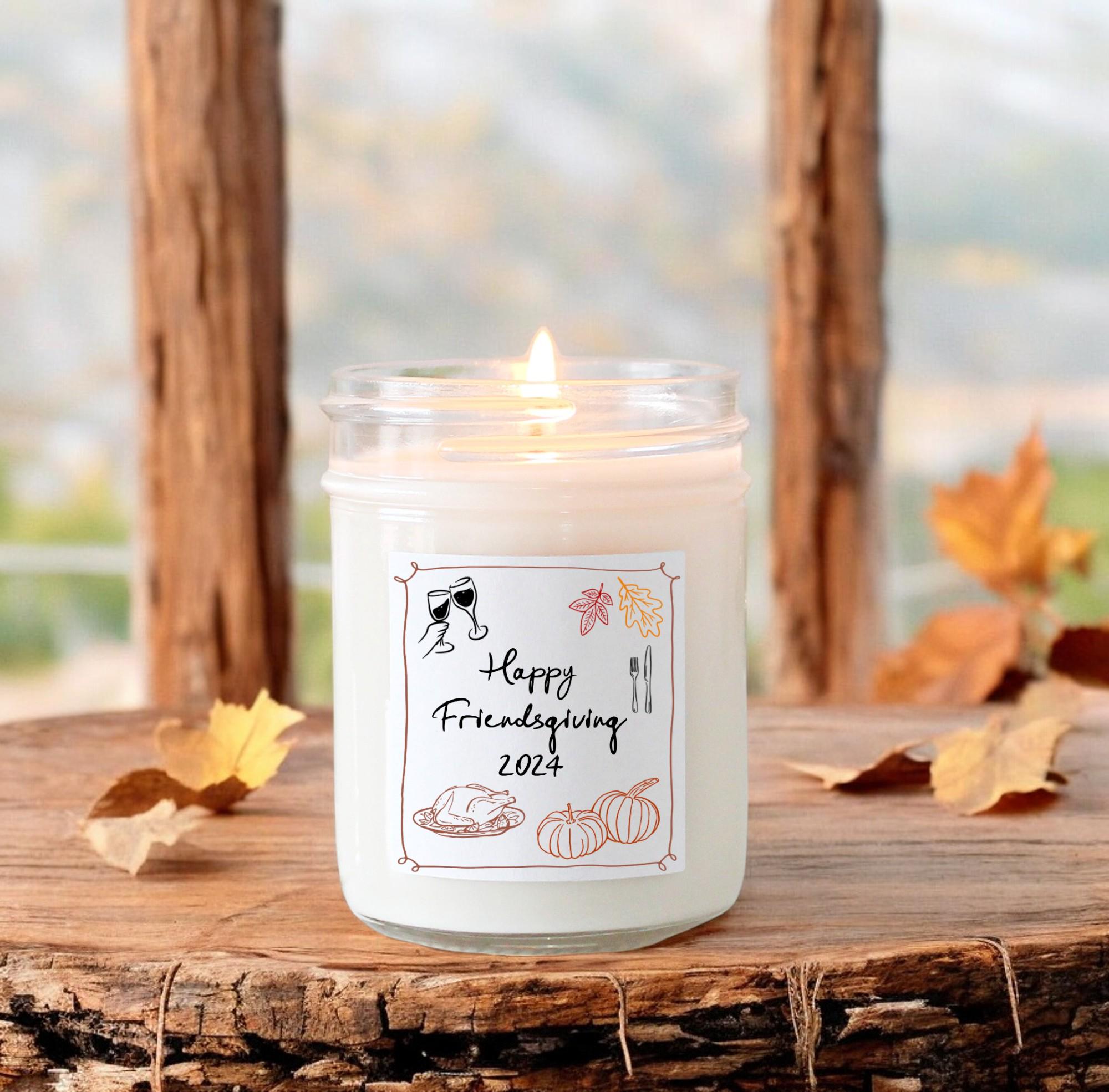 Happy Friendsgiving Candle - The Dancing Wick