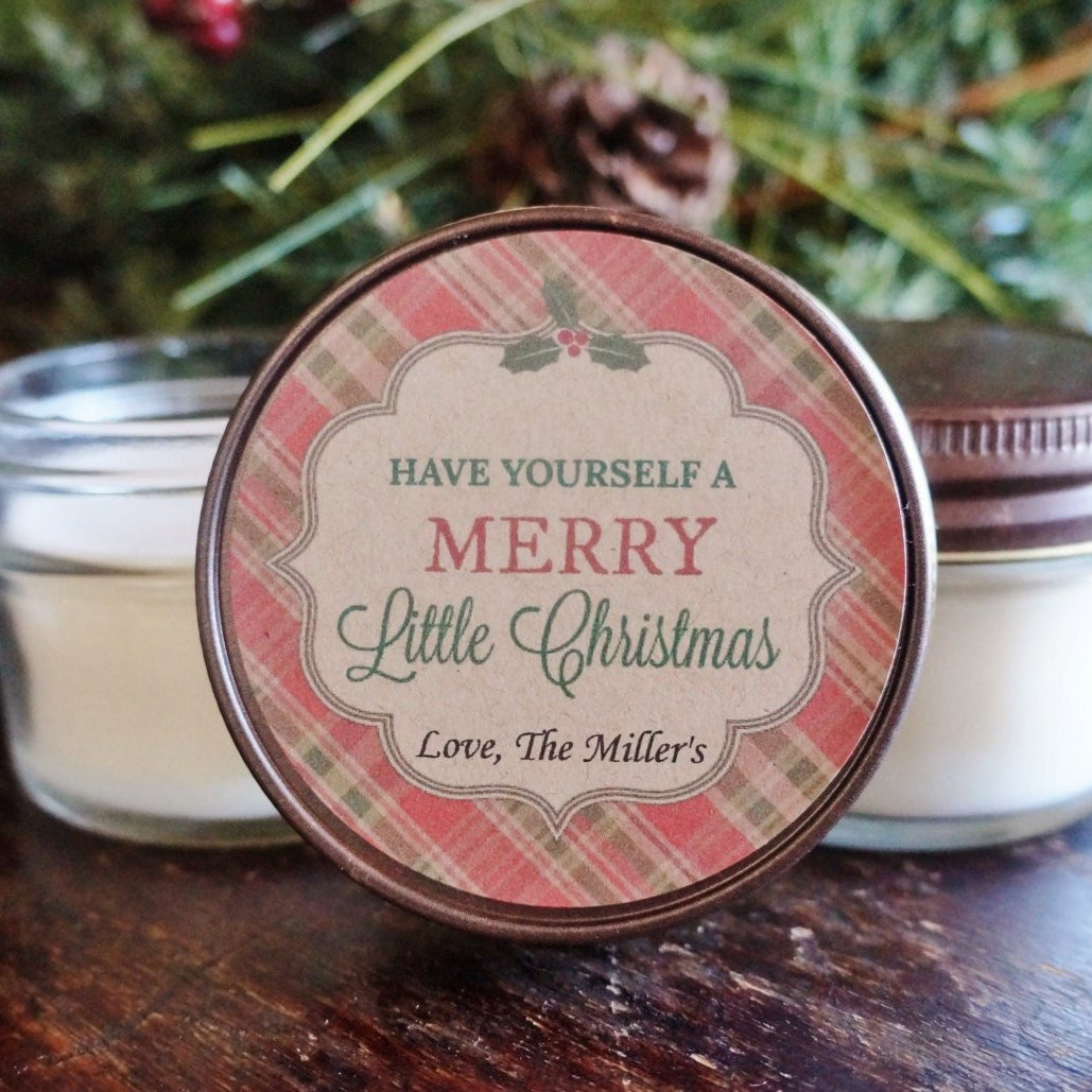 Have Yourself a Merry Little Christmas Favors - The Dancing Wick