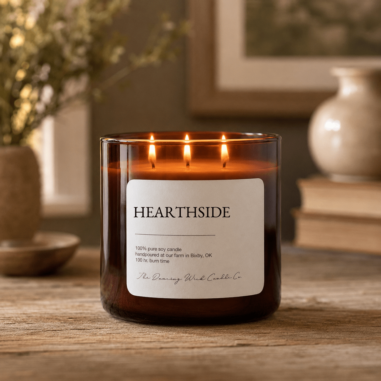 Hearthside - 3 Wick Everyday Tumbler Candle - The Dancing Wick