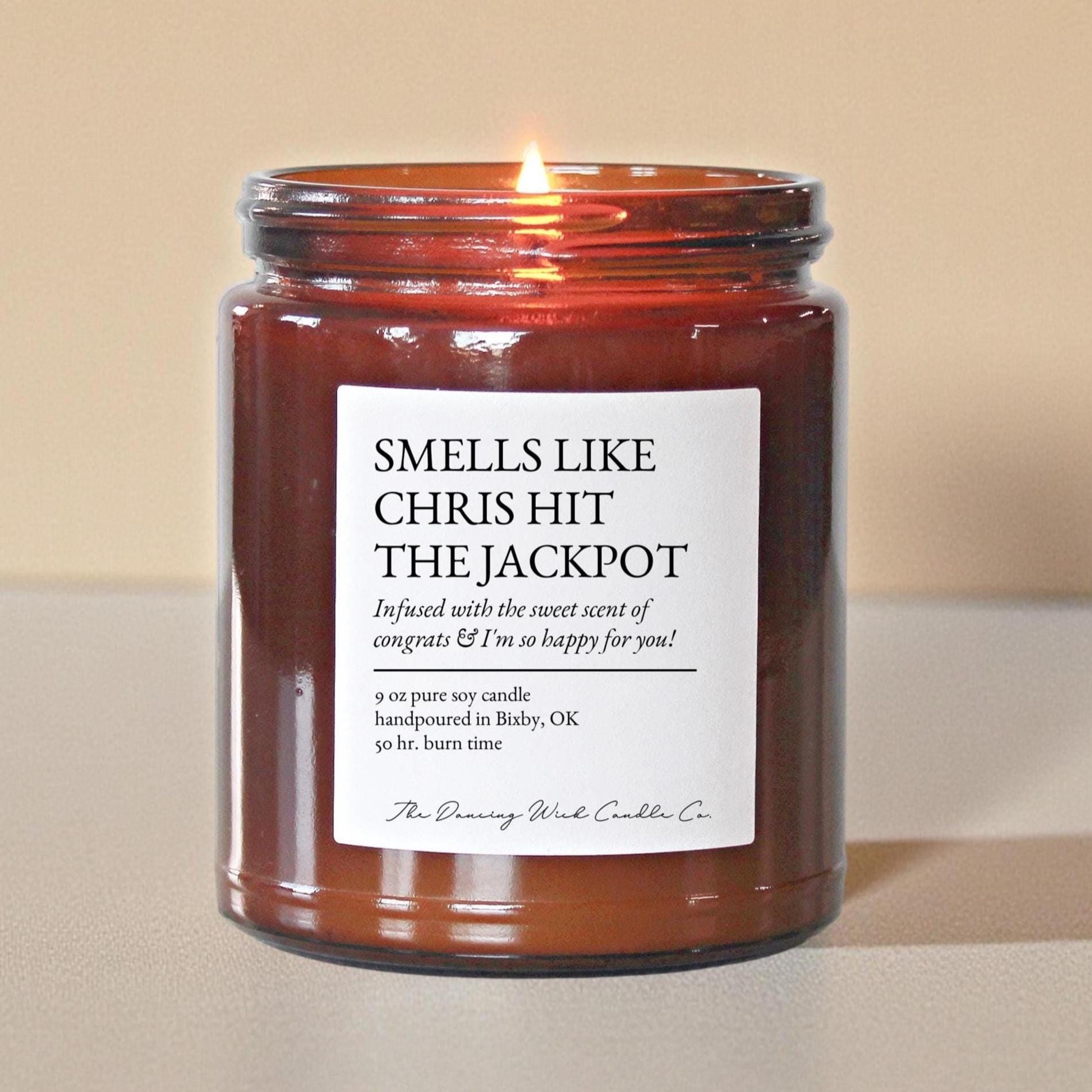 Hit The Jackpot Amber Candle - The Dancing Wick