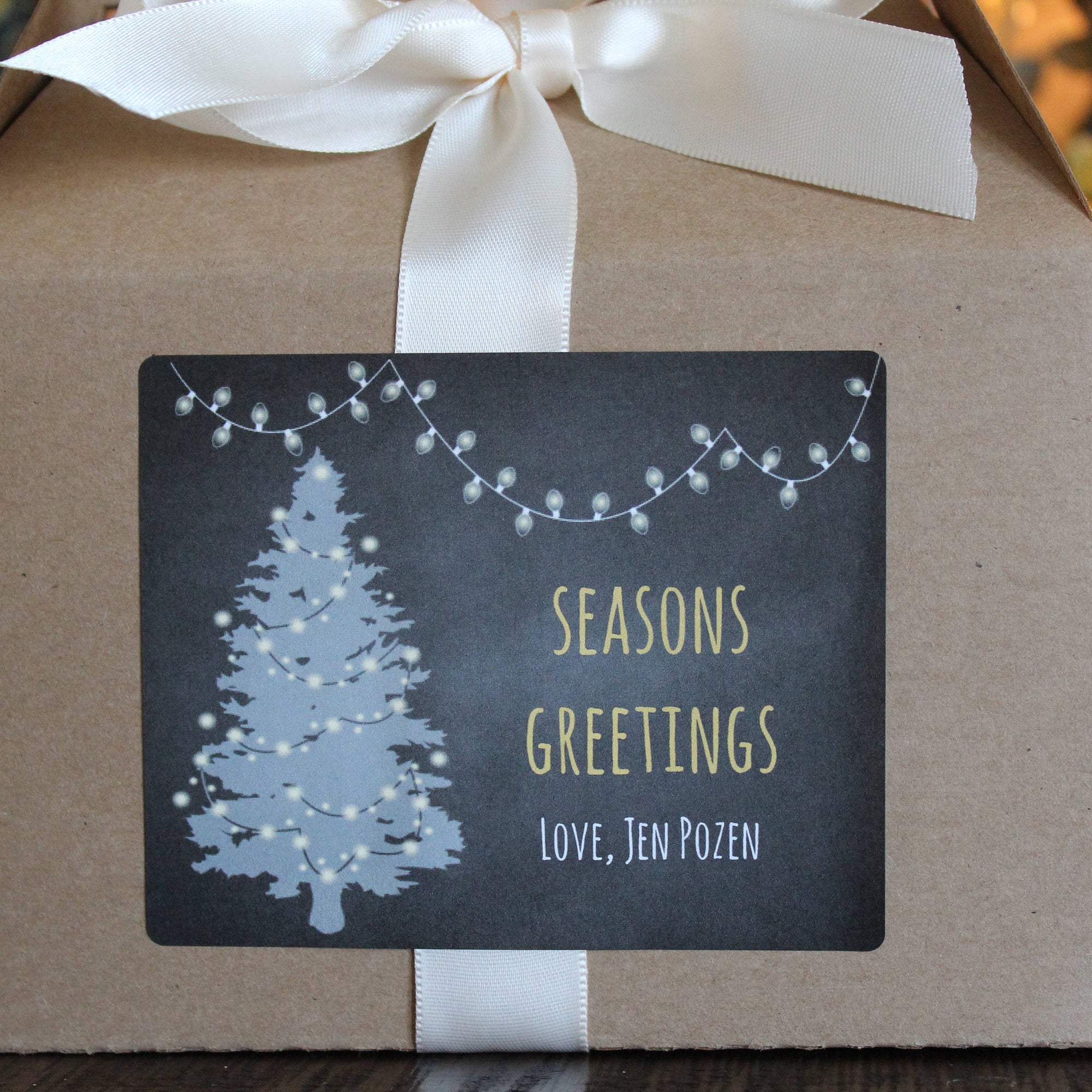 Christmas Tree Candle / May Your Days Be Merry and Bright / Holiday Gift / Personalized Christmas / Personalized Holiday / Happy Holidays