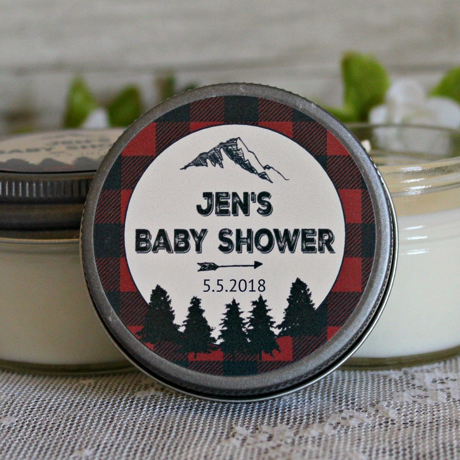 Lumberjack Baby Shower Favor
