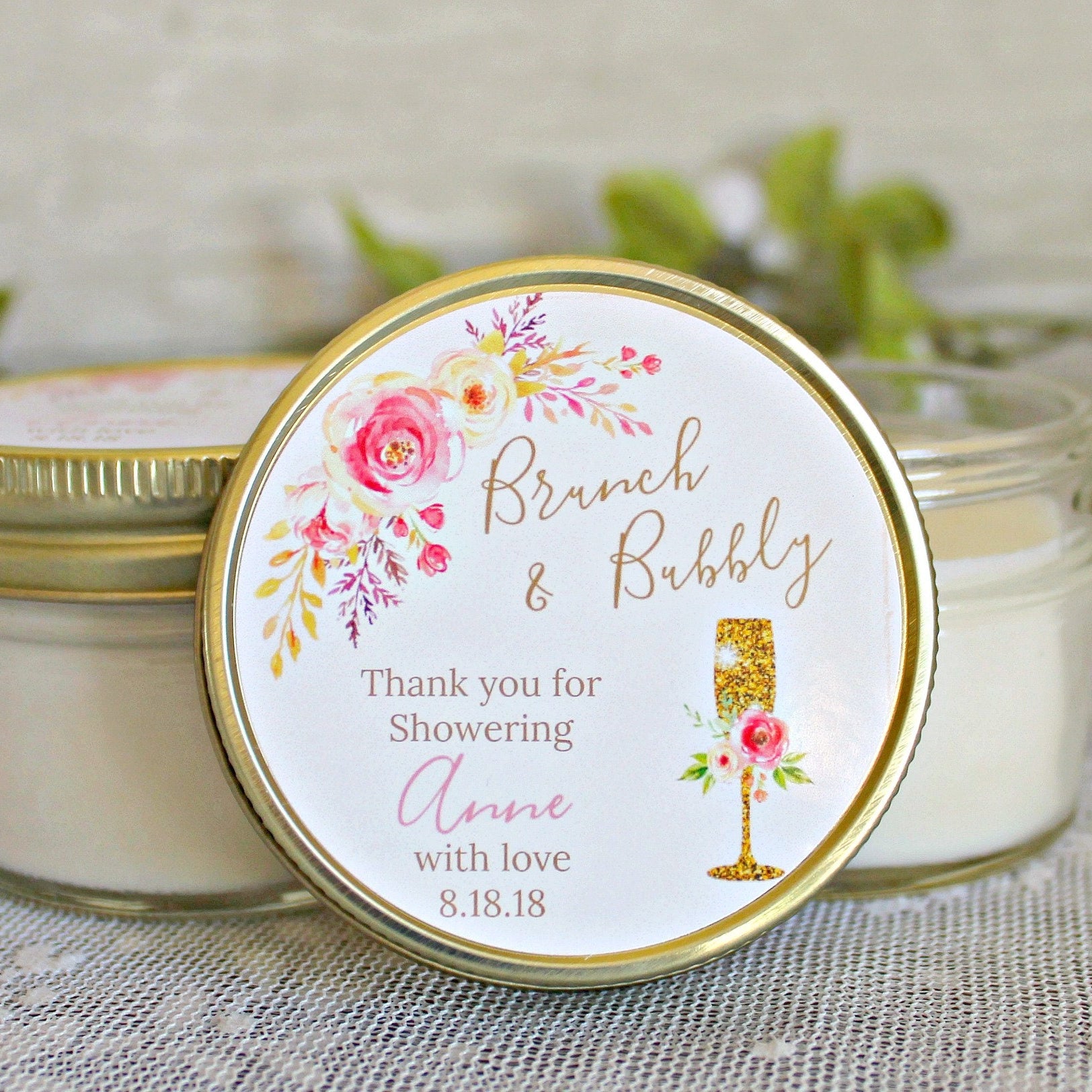 Brunch & Bubbly Bridal Shower Favors