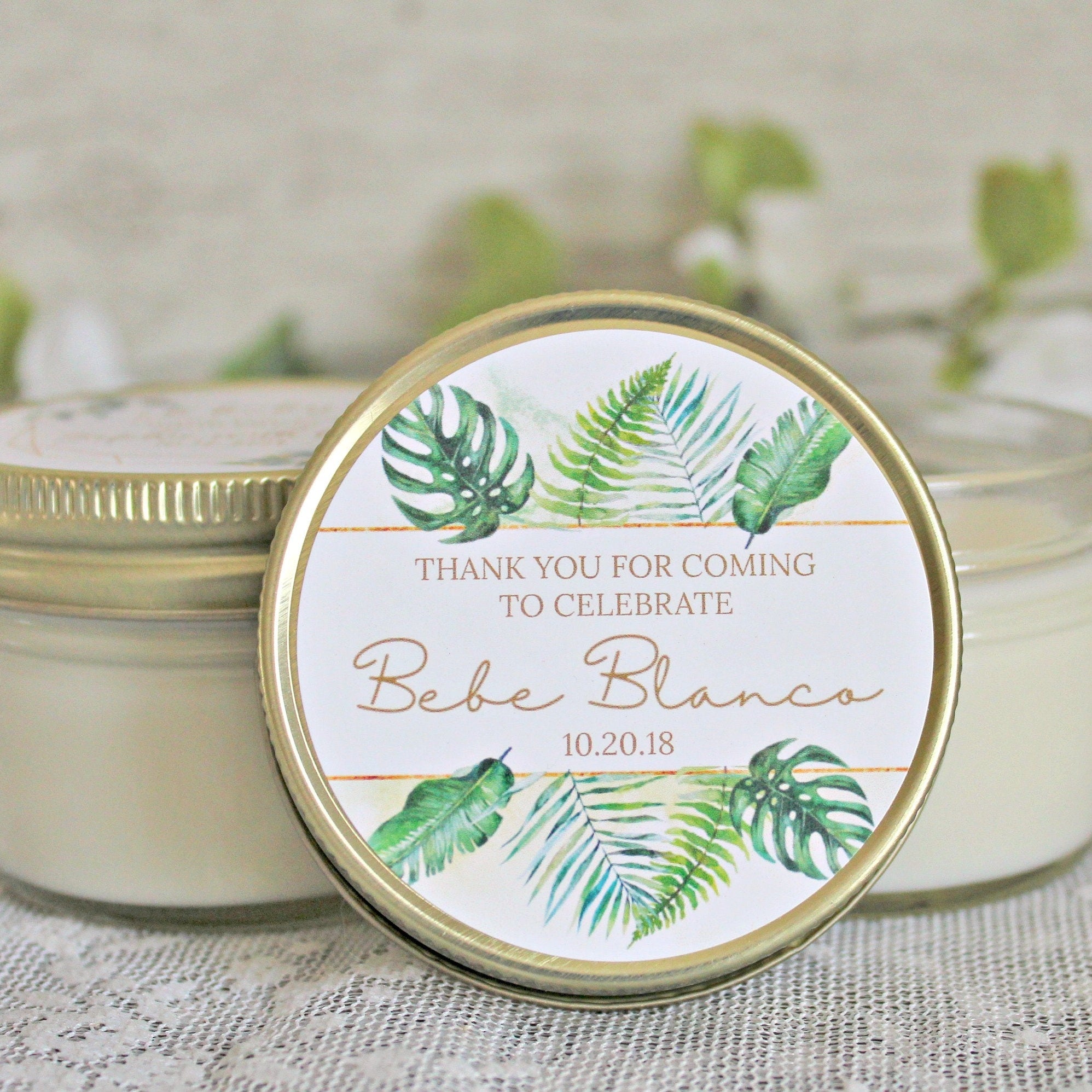 Tropical Baby Shower Favor