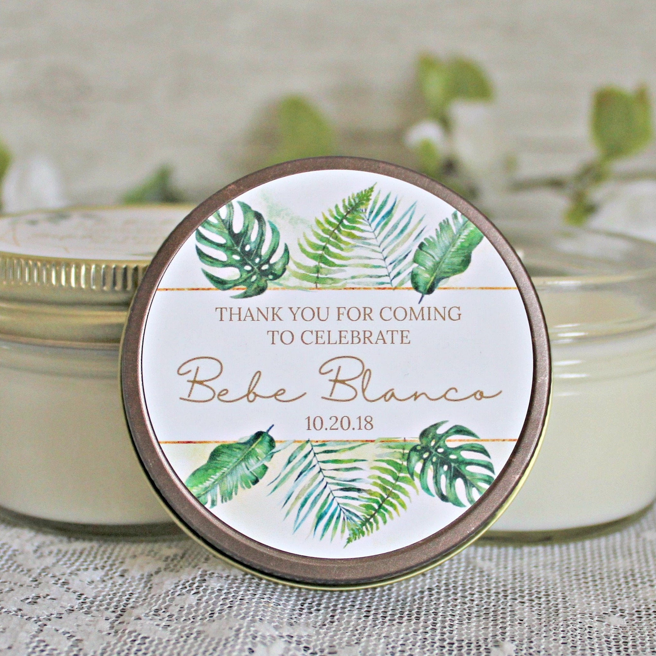 Tropical Baby Shower Favor