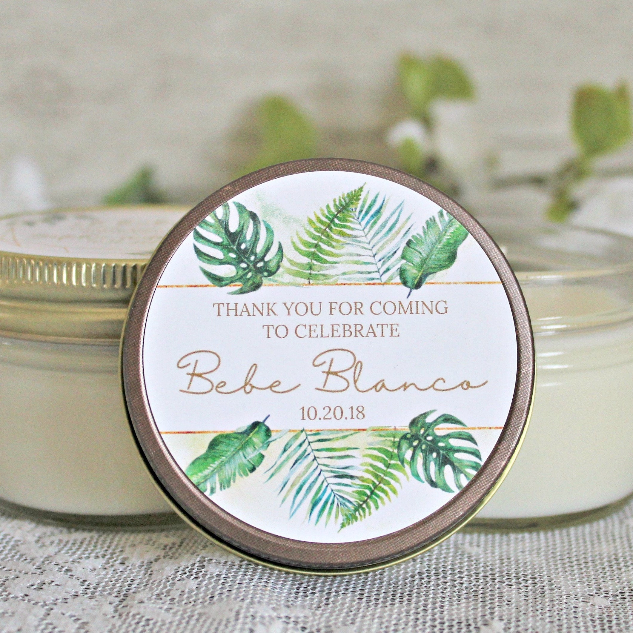 Tropical Baby Shower Favor
