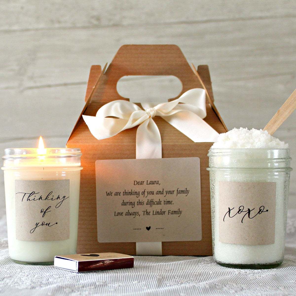Thinking of you care package / Get Well Gift / Spa Gift Set / Sympathy Gift / I miss you / loss of loved one / miscarriage gift