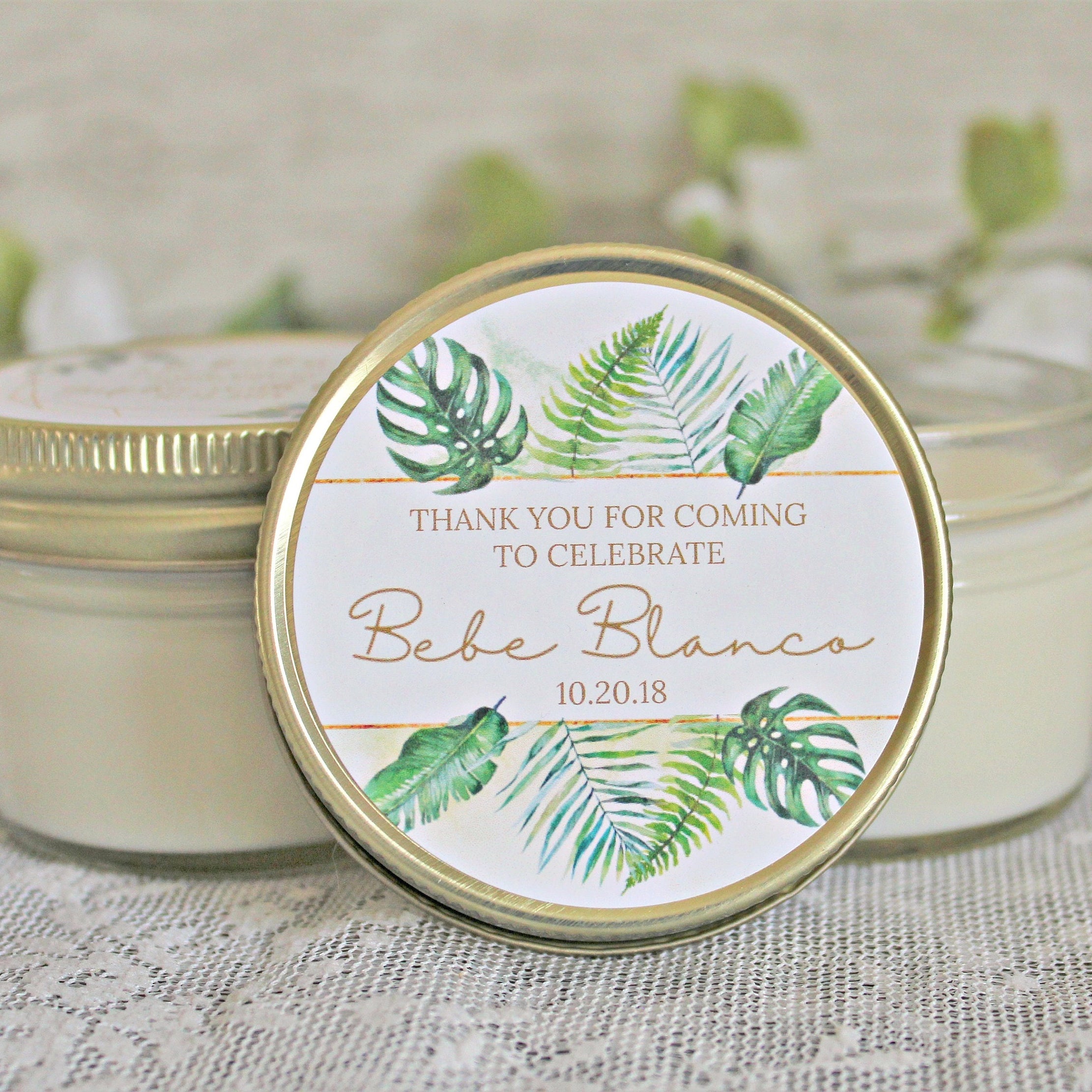Tropical Baby Shower Favor