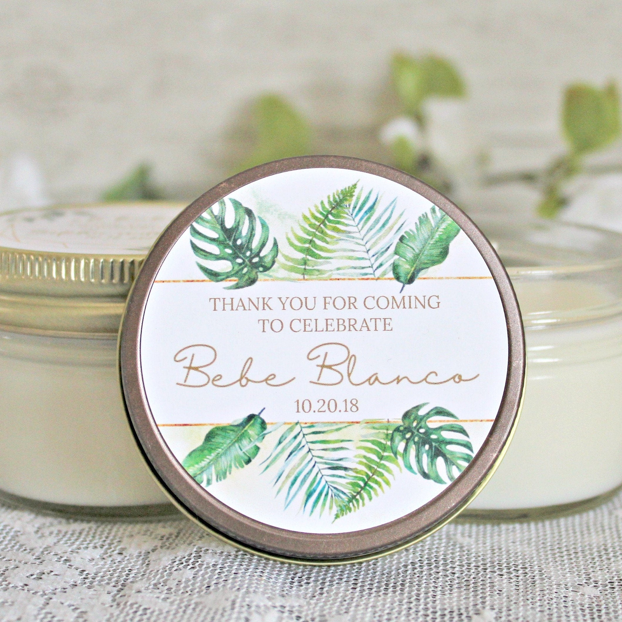 Tropical Baby Shower Favor