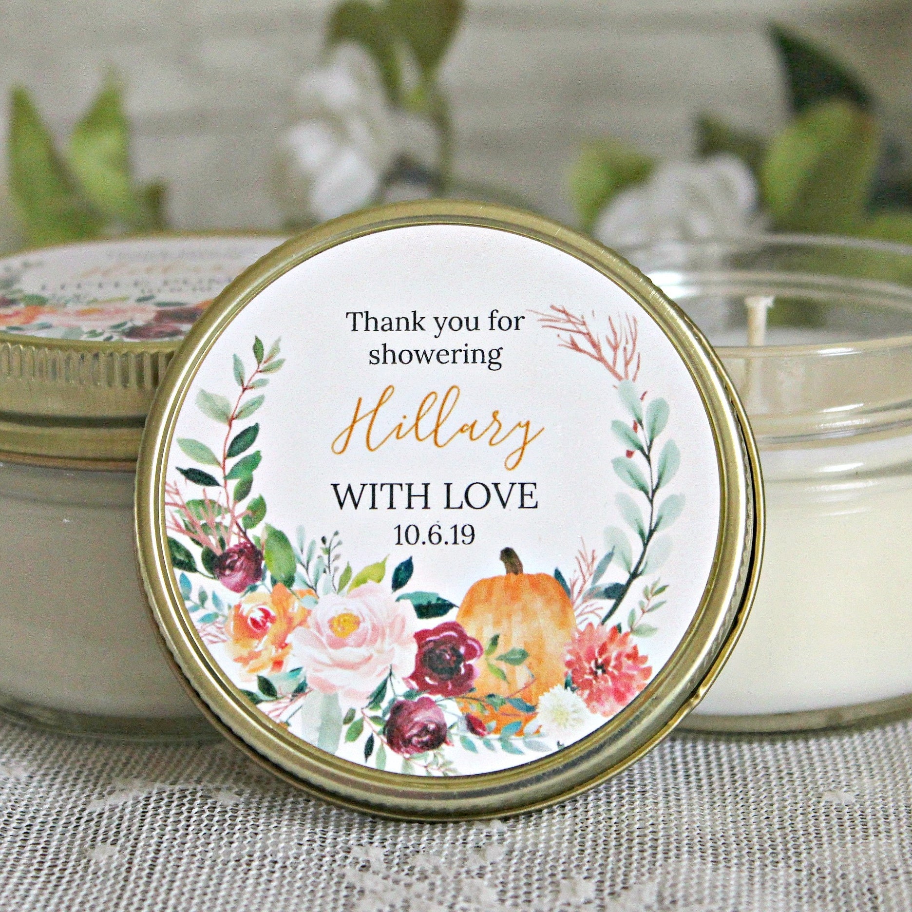 Fall Bridal Shower Favors