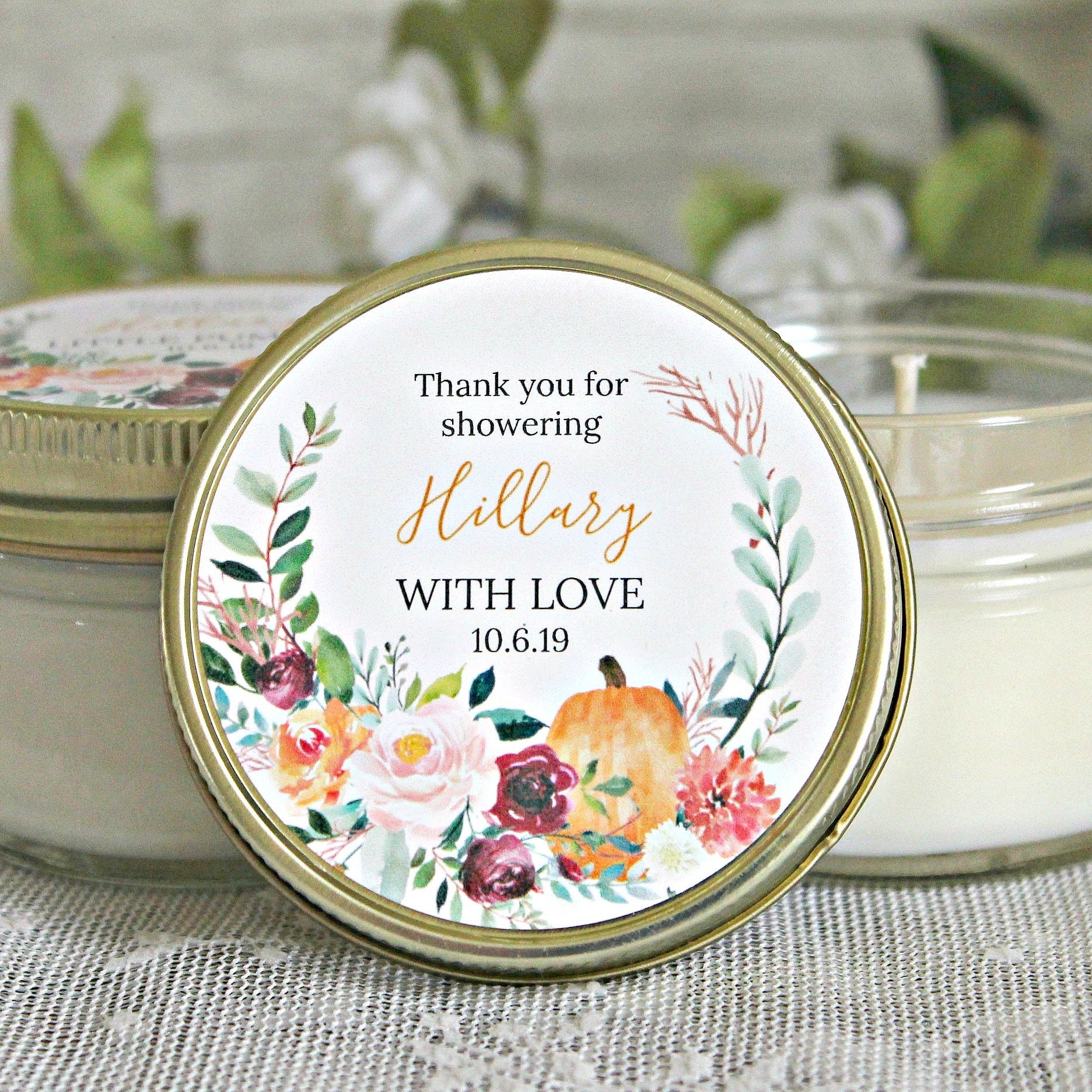 Fall Bridal Shower Favors