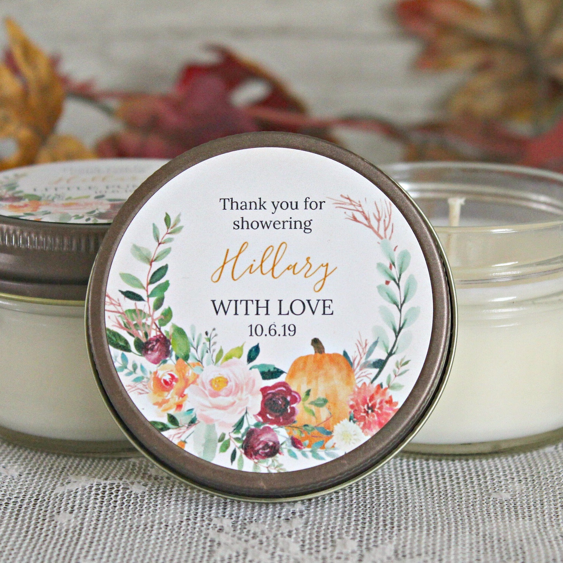 Fall Bridal Shower Favors