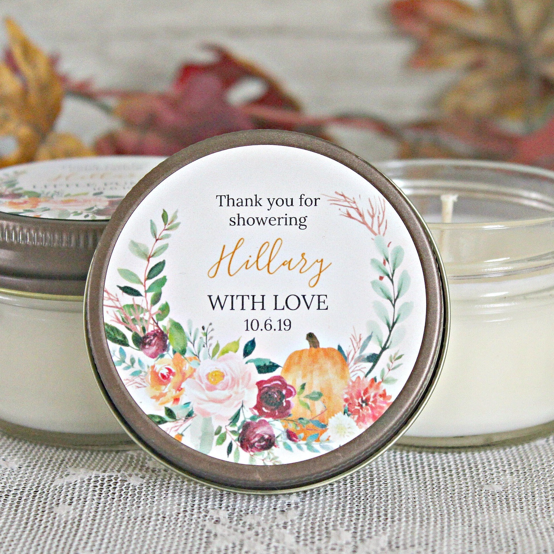 Fall Bridal Shower Favors