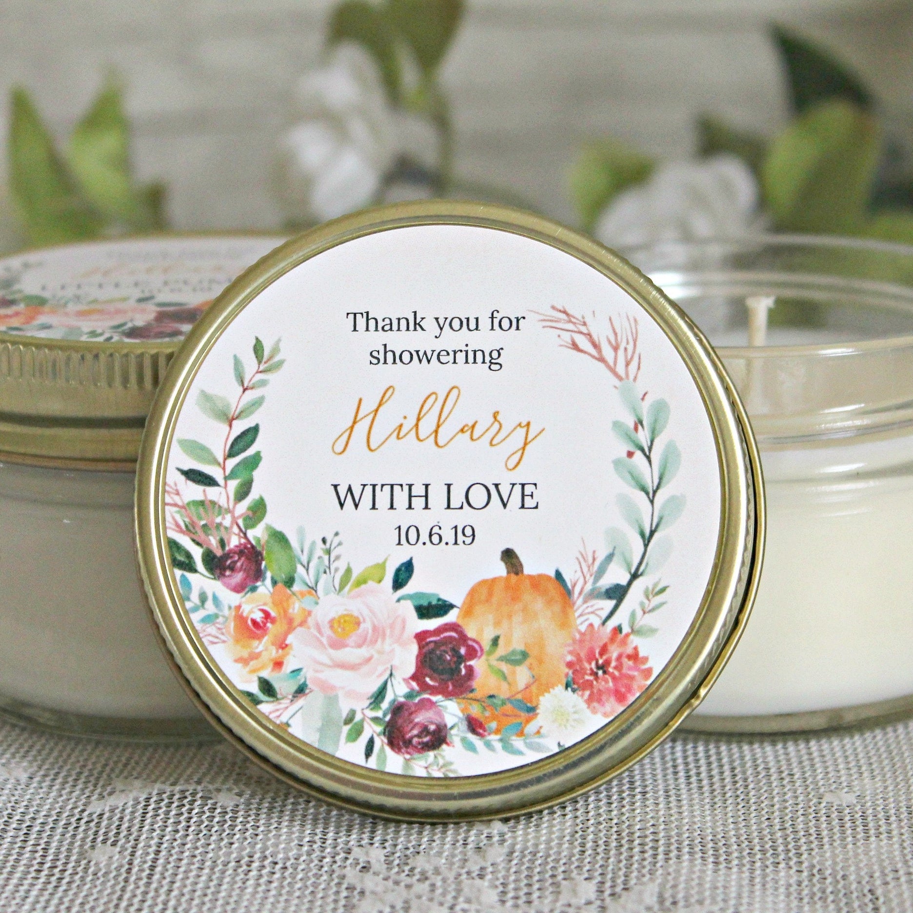 Fall Bridal Shower Favors