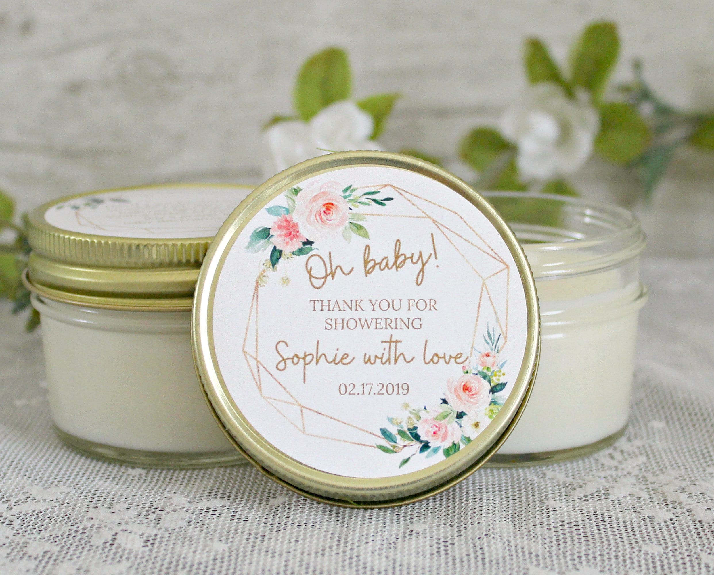 Oh Baby Flower Baby Shower Favors
