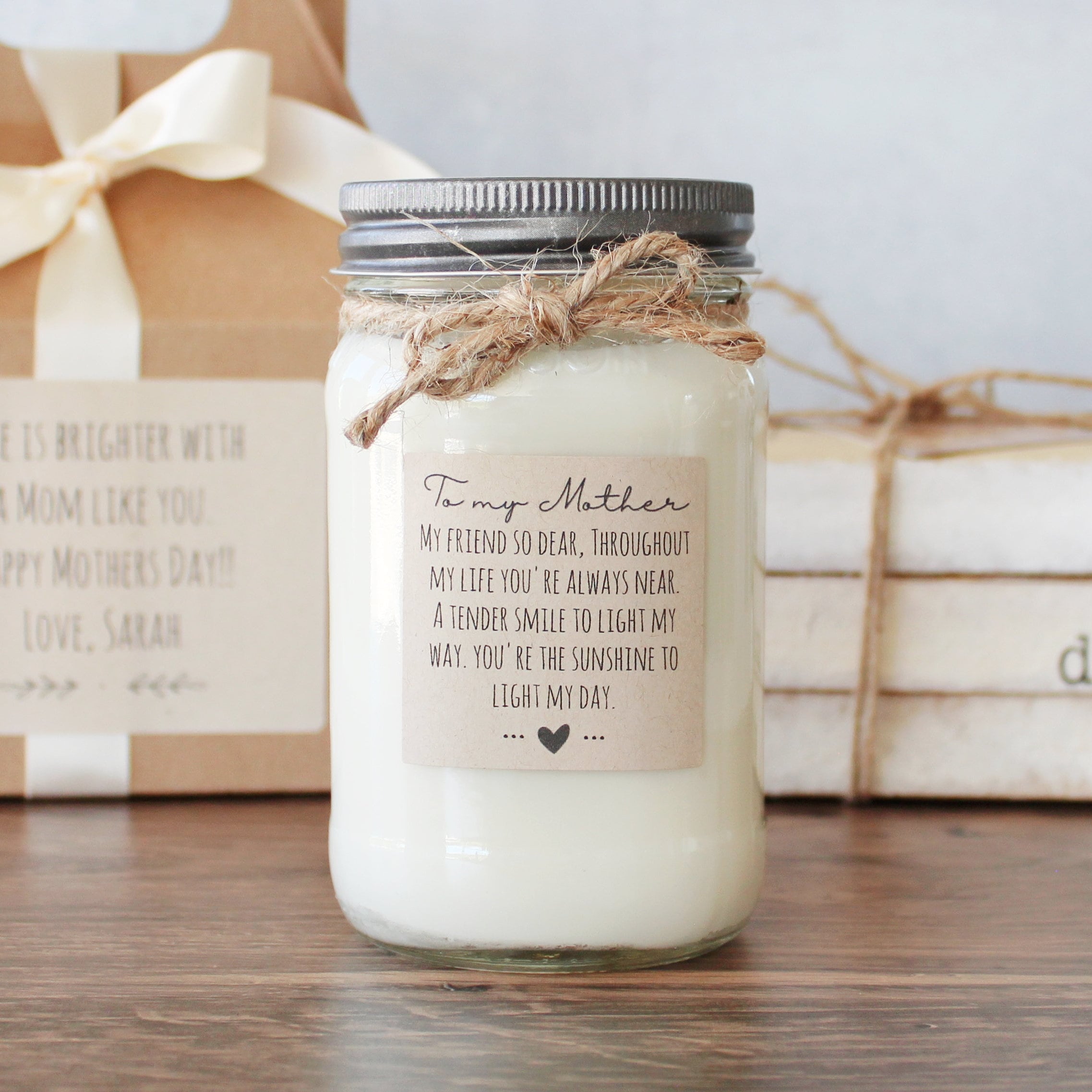 To My Mother Candle