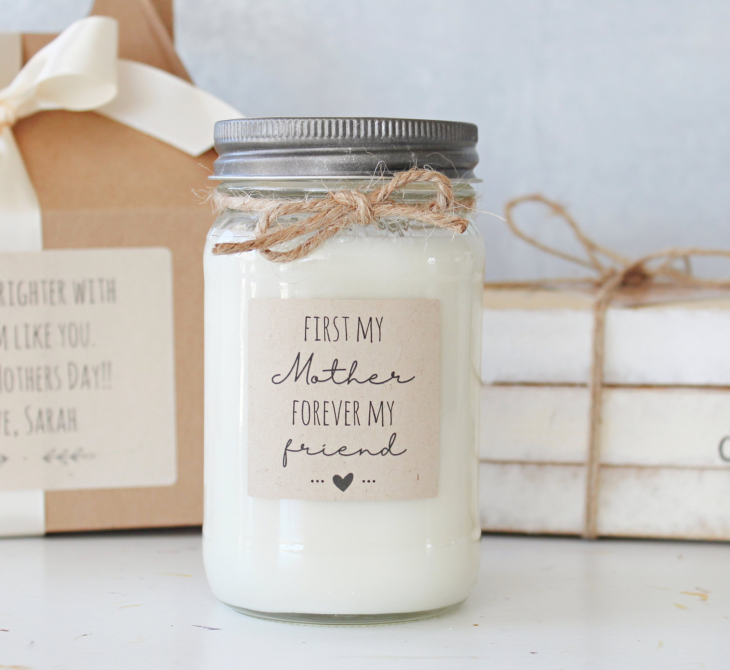 First My Mother Forever My Friend Candle