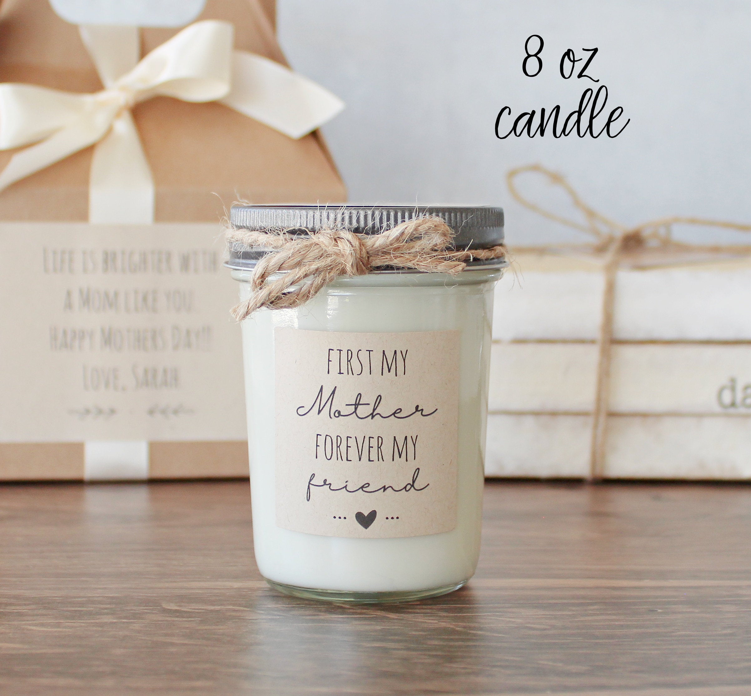 First My Mother Forever My Friend Candle
