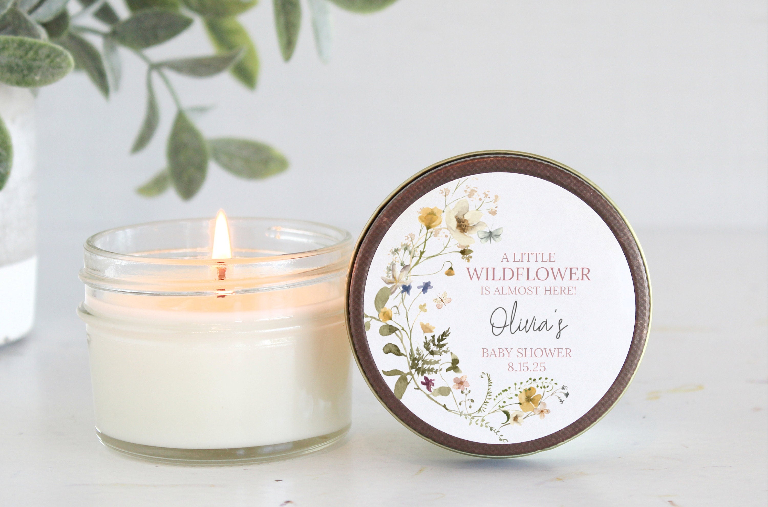 Wildflower Baby Shower Favor