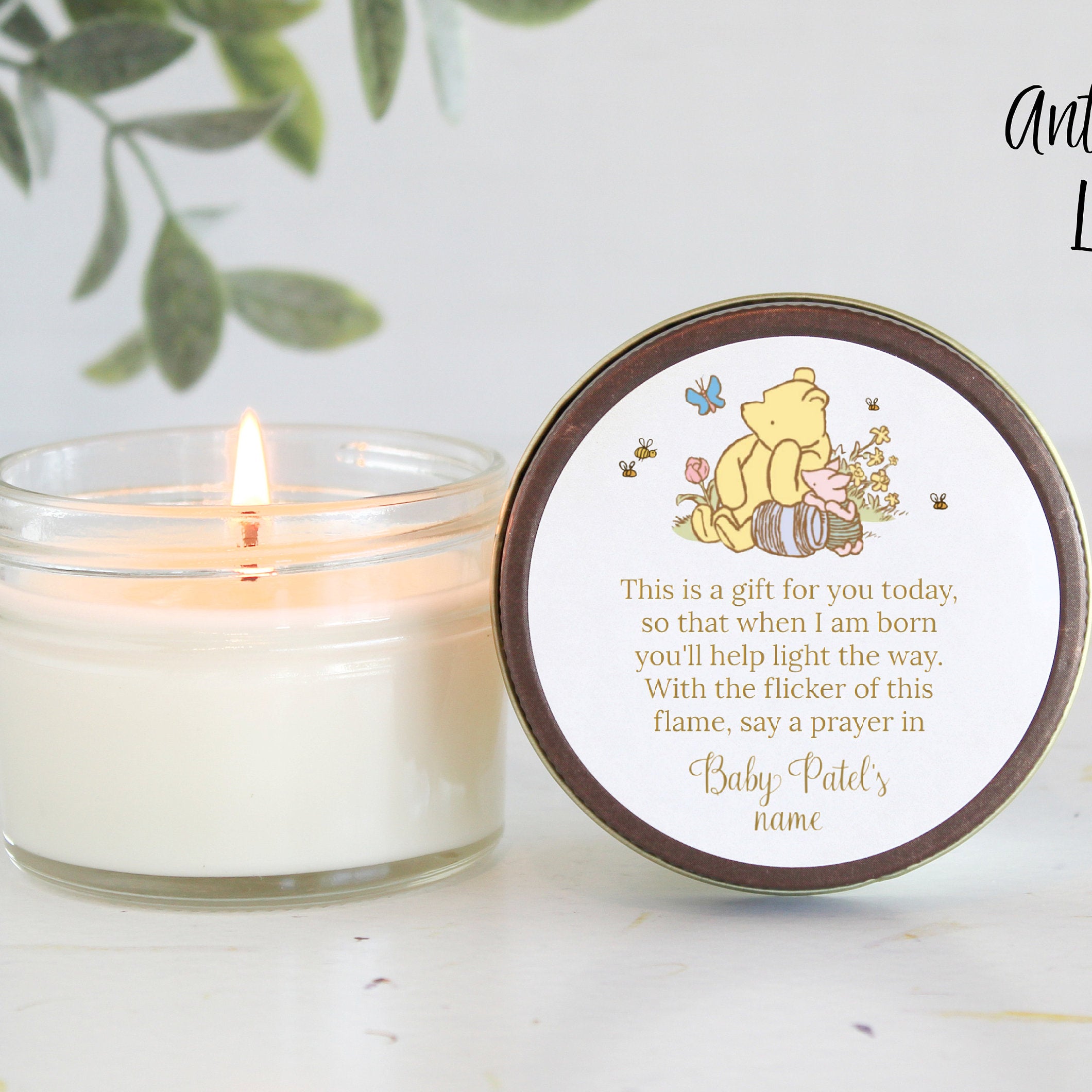 Classic Pooh Baby Shower Favors