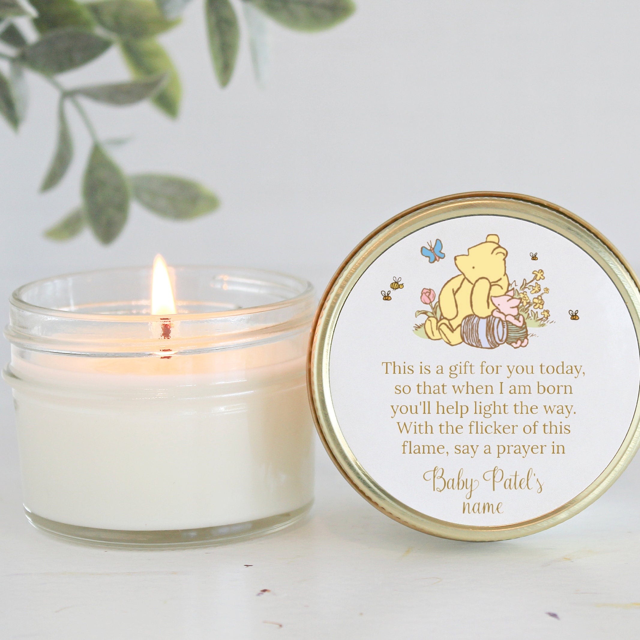 Classic Pooh Baby Shower Favors