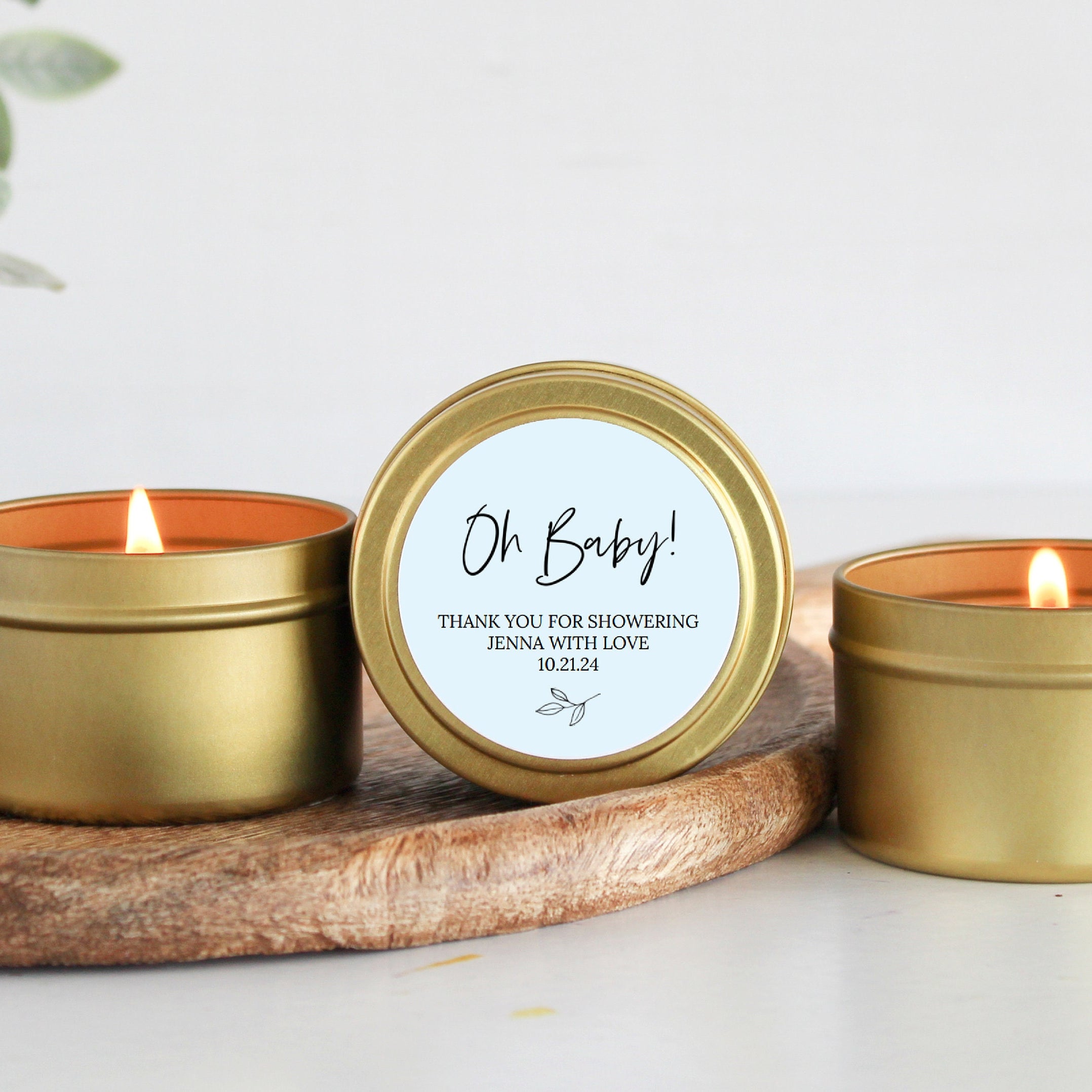 Baby Shower Tins - Set of 10