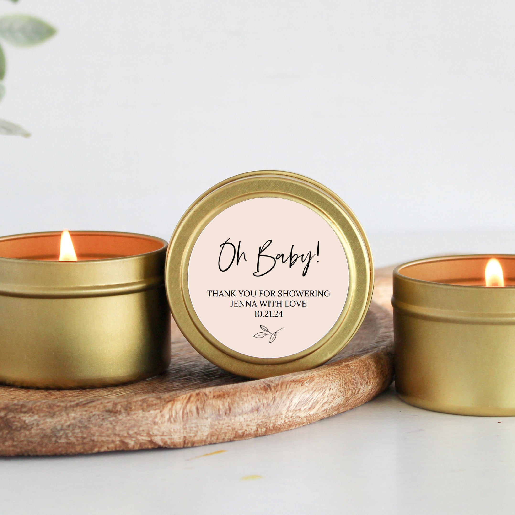 Baby Shower Tins - Set of 10