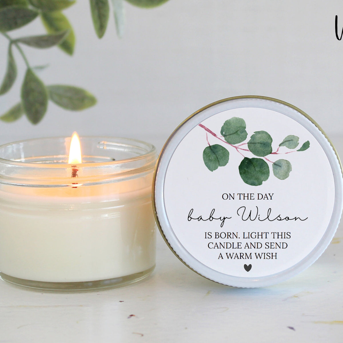 Eucalyptus Baby Shower Favors
