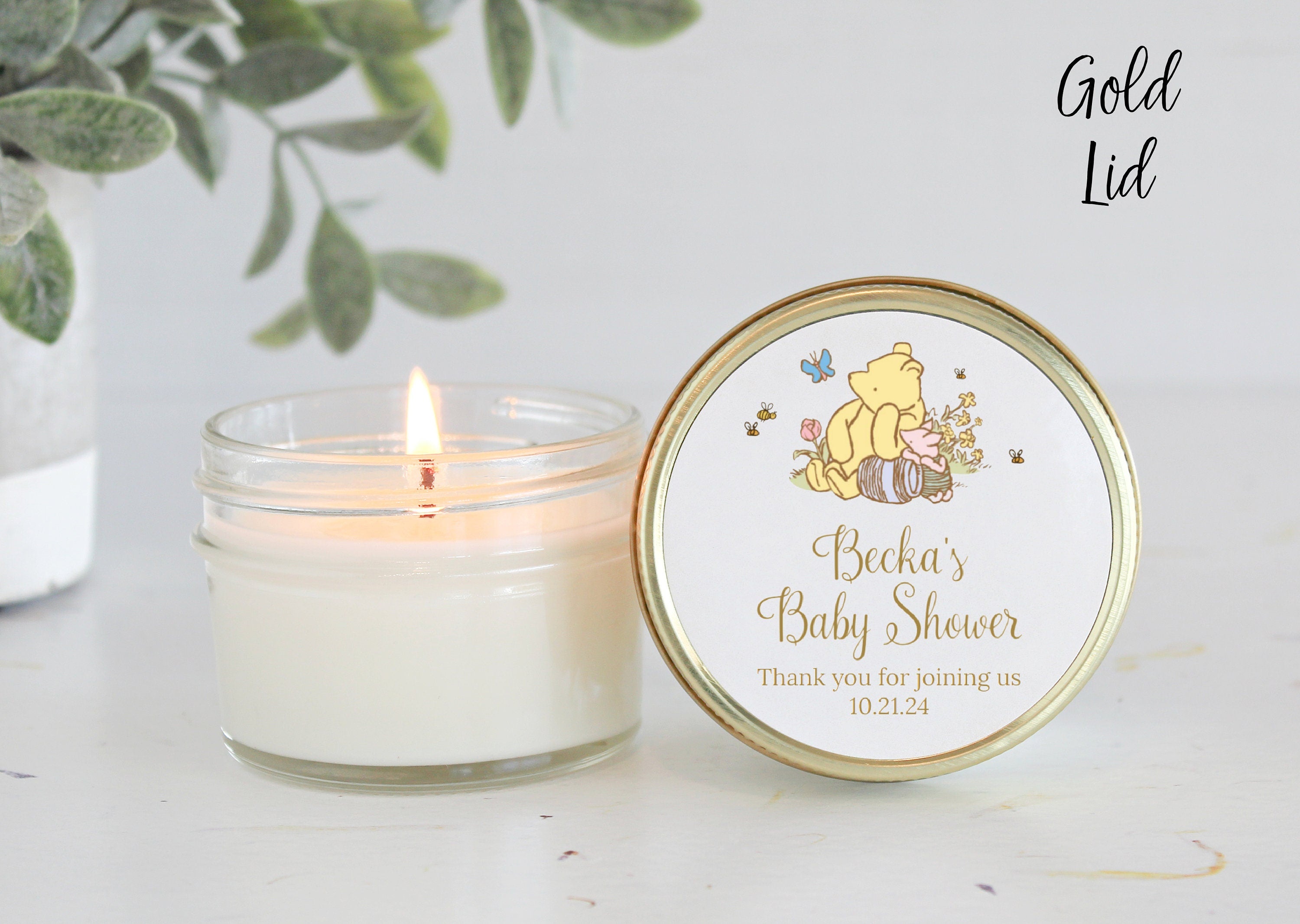 Classic Pooh Baby Shower Favors