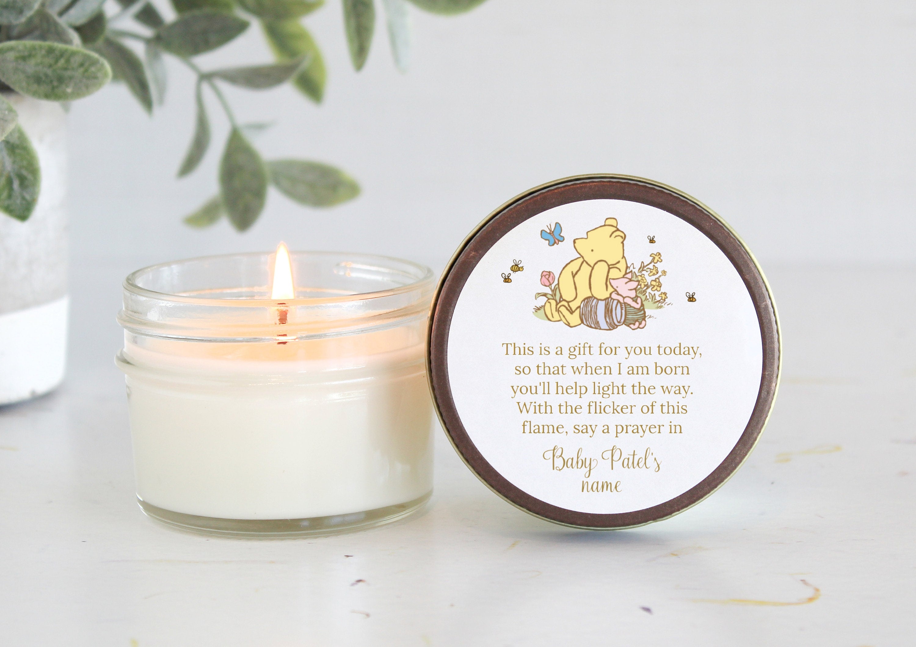 Classic Pooh Baby Shower Favors
