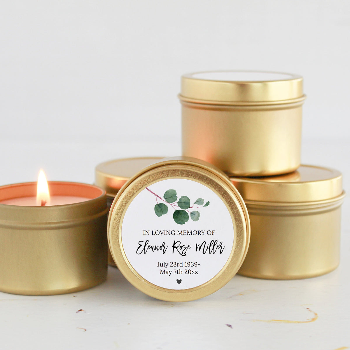 Memorial Service Gift Tins - Set of 10