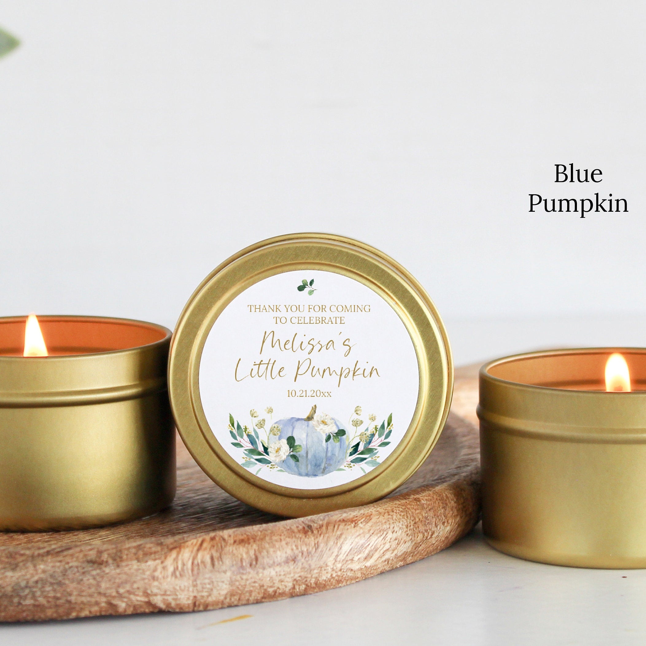 Little Pumpkin Party Tins - Set of 10