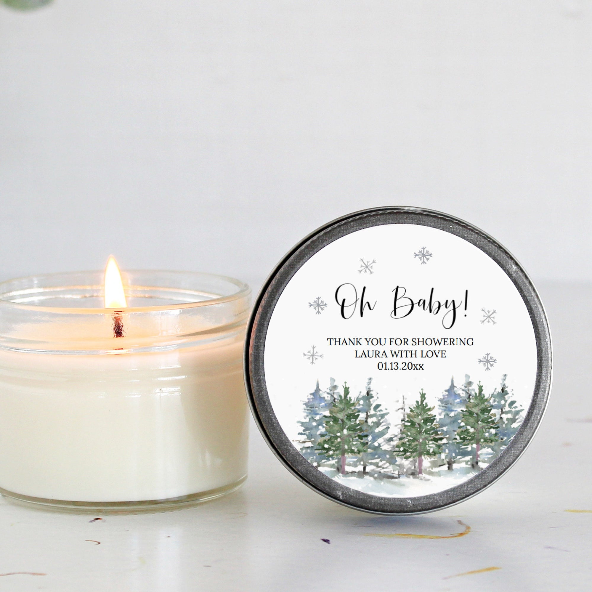 Winter Baby Shower Favor