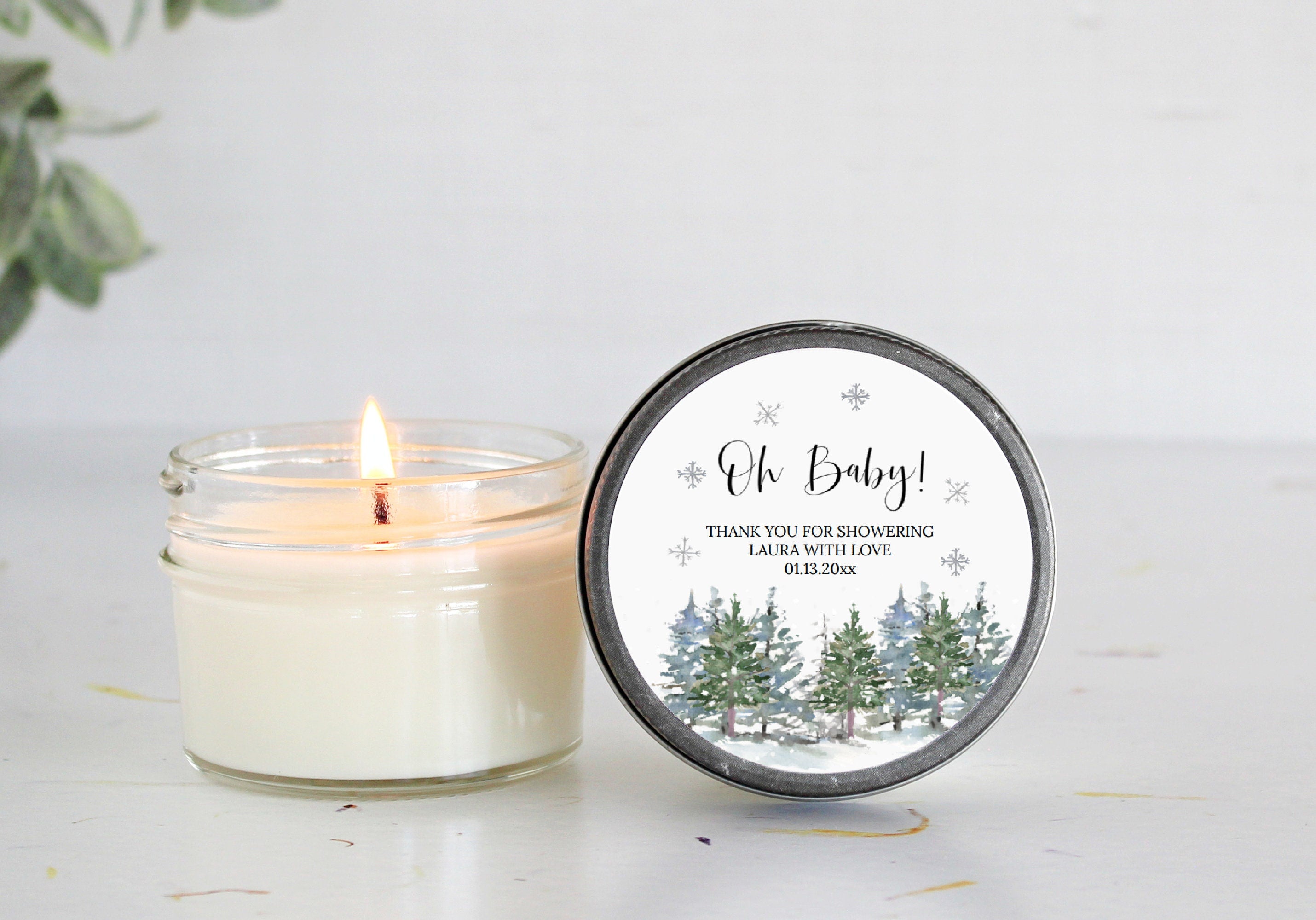 Winter Baby Shower Favor