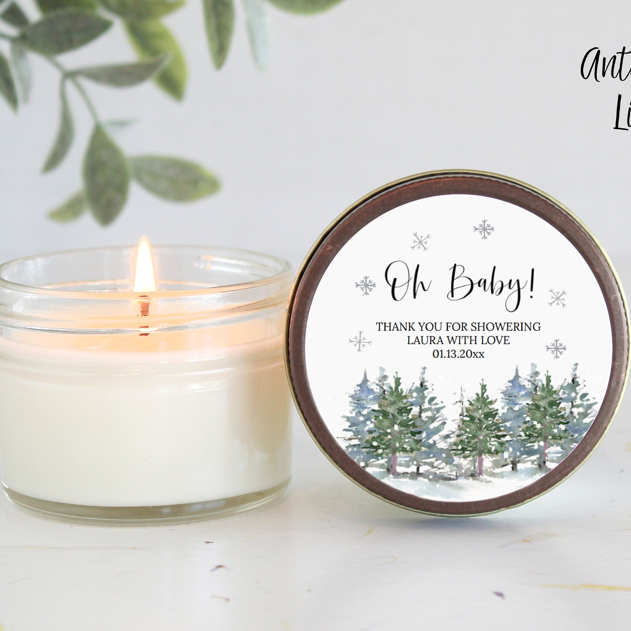 Winter Baby Shower Favor