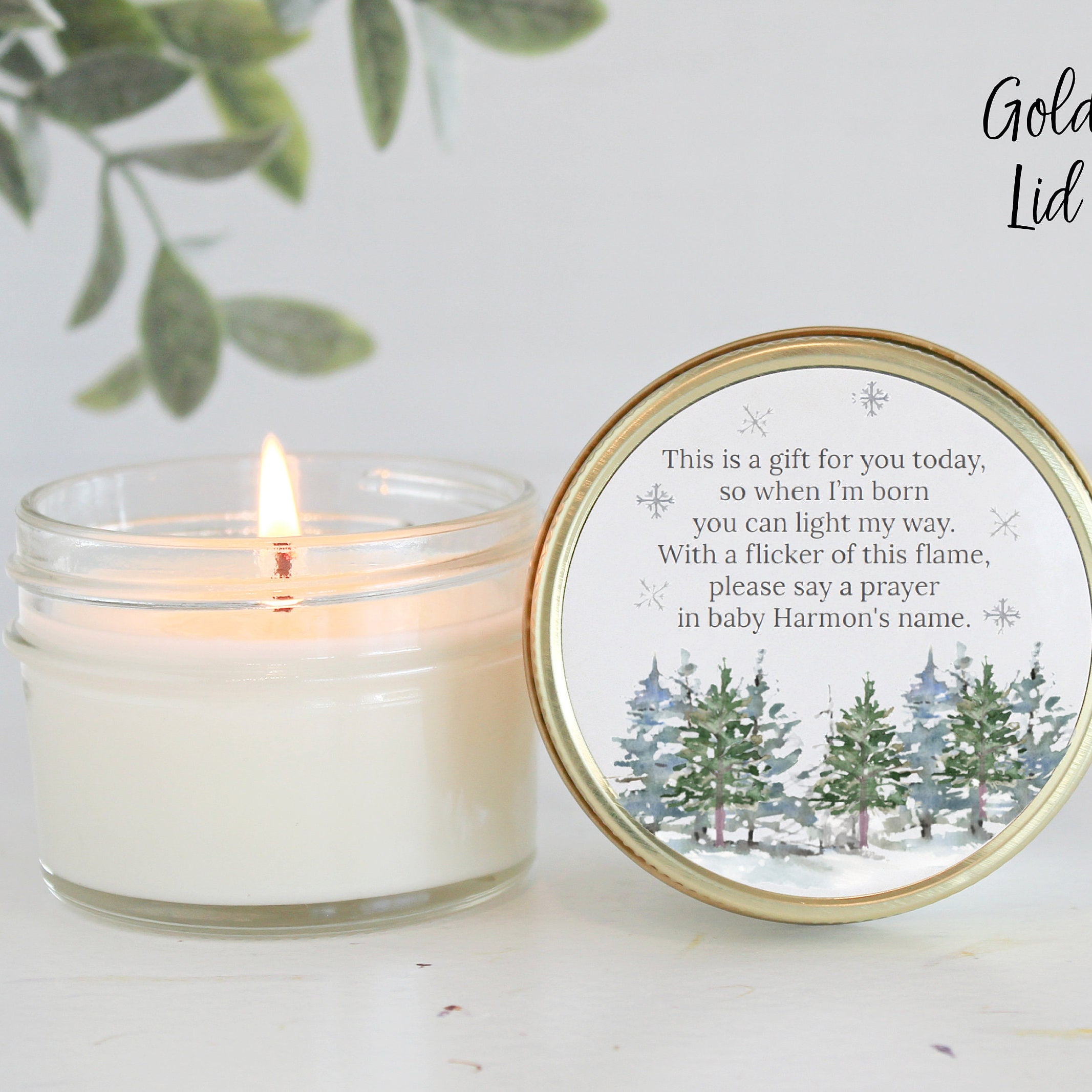 Winter Baby Shower Favor